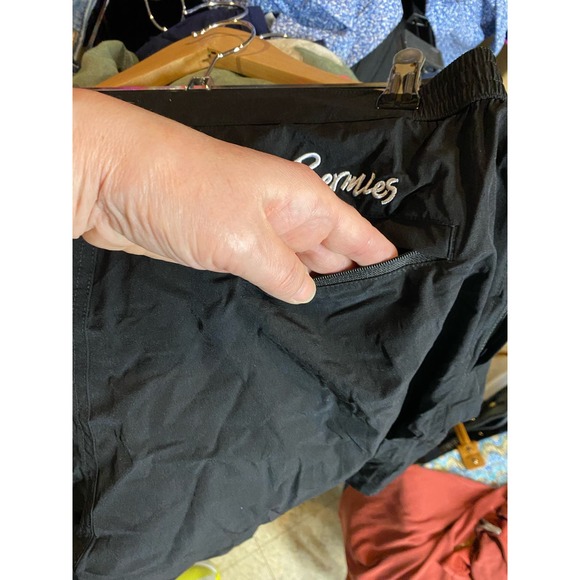 Bermies Performance Shorts XL Mens Black Drawstring Fitness Beach Casual Active - Picture 6 of 7